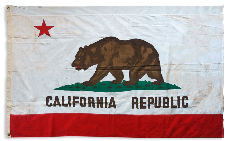 California State Flag From the 1950s, Measuring 6' x 4'